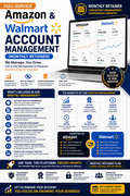 Full-Service Amazon and Walmart Account Management Monthly Retainer
