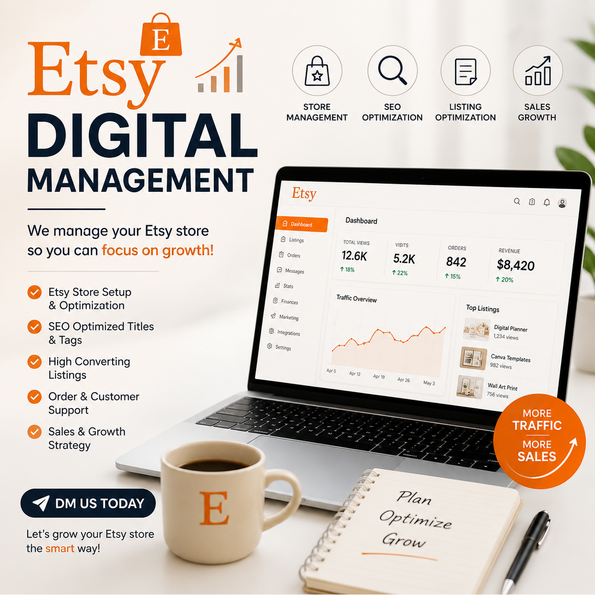 Etsy Digital Management Service